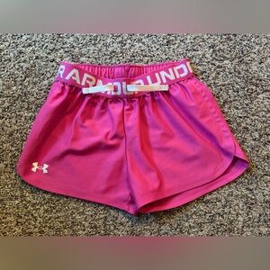 Under Armour | Youth | Hot Pink Athletic Shorts